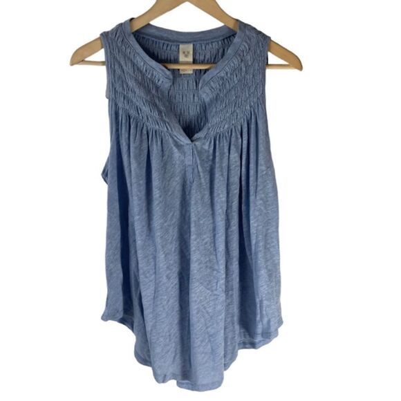 Free People We The Free New In Town Smocked Top Sz S - Picture 4 of 9